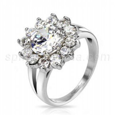 Помолвочное кольцо R-M2594-C11457 - Ювелирный салон Carraji