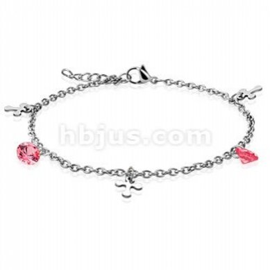 Браслет SSA-260-P-C11598 - Ювелирный салон Carraji