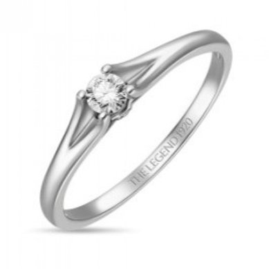 Помолвочное кольцо R01-SL06-015-G2-М12791 - Ювелирный бренд Московский ювелирный завод